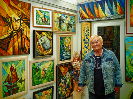 Malerin · © Rainer Elpel